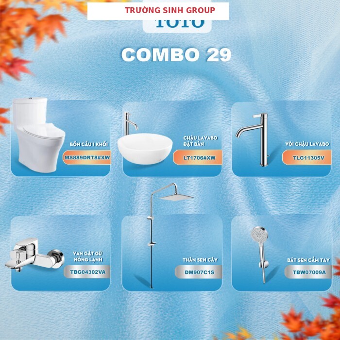 Combo thiết bị vệ sinh TOTO số 29