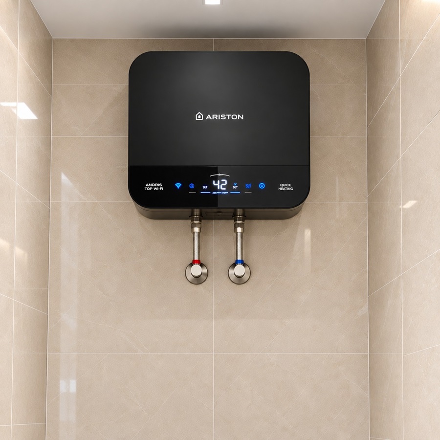 Bình nóng lạnh Ariston top wifi 30-AN3 đẹp