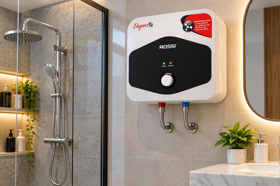 Bình nóng lạnh Rossi Eleganz - C REC30SQ