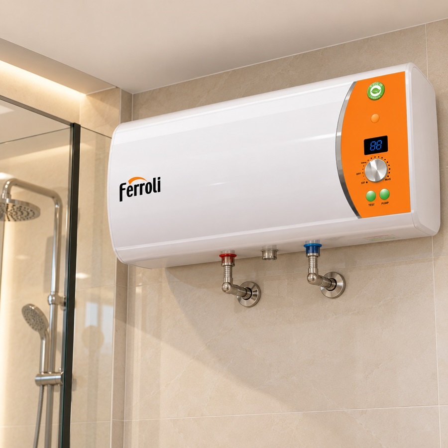 Mẫu bình nóng lạnh Ferroli VERDI DE đẹp