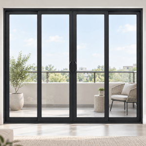 Mẫu cửa phù hợp để làm cửa ban công, cửa sân vườn