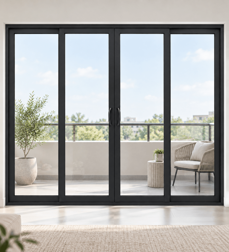 Mẫu cửa phù hợp để làm cửa ban công, cửa sân vườn