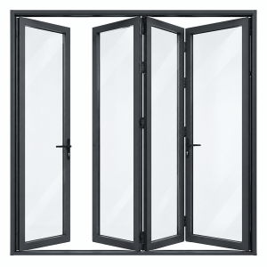 Cửa nhôm kính xếp trượt 4 cánh