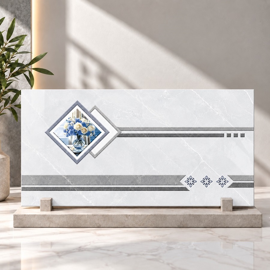 Gạch ốp tường 30x60cm 62118 với họa tiết hoa văn tạo điểm nhấn ấn tượng