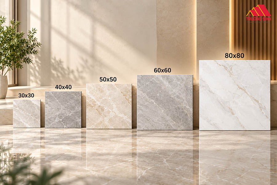Kích thước gạch lát nền hình vuông