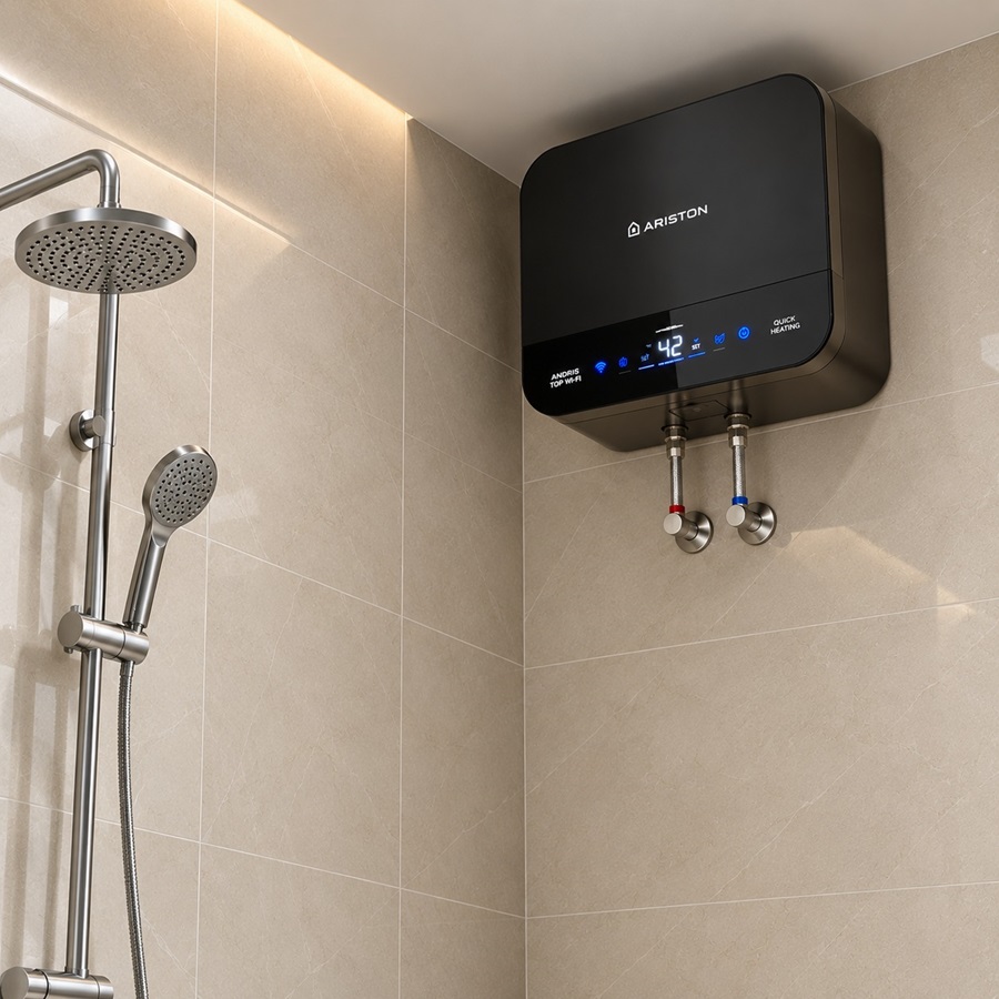Bình nóng lạnh Ariston AN3 top wifi 30 hiện đại