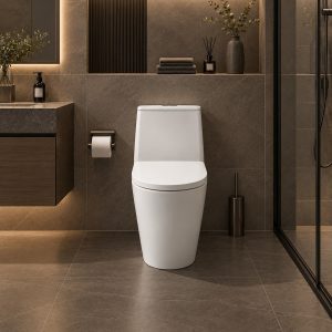 Kích thước nhỏ gọn, phù hợp với mọi diện tích nhà tắm
