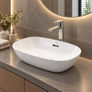 Chậu rửa mặt AL - 622V hiện đại