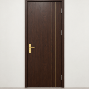 Thiết kế cửa Composite soi chỉ hiện đại, sang trọng
