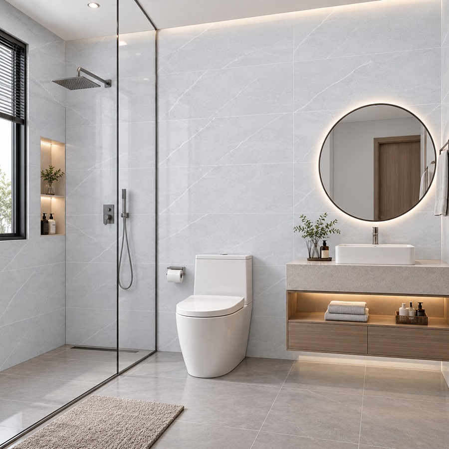 Mẫu gạch ốp tường cho nhà vệ sinh đẹp
