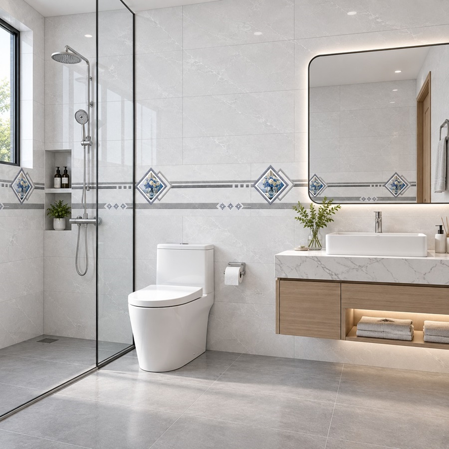 Gạch ốp tường 62118 cho nhà vệ sinh