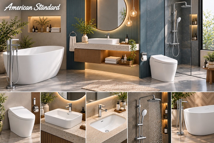 Thương hiệu thiết bị vệ sinh America Standard