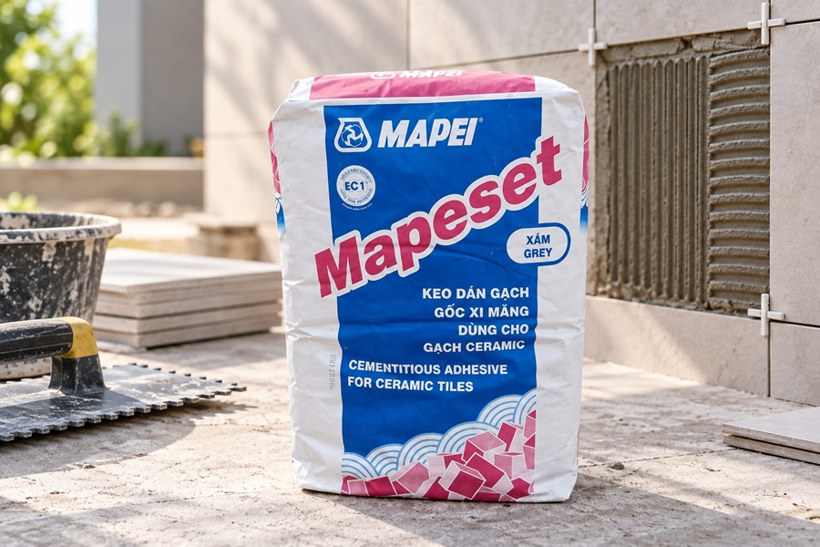 Keo dán gạch ốp lát Mapei