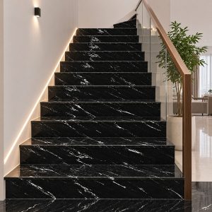Mẫu đá ốp cầu thang Granite Via Lactea đẹp