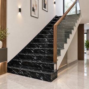 Đá ốp cầu thang Granite Via Lactea đẹp, sang trọng