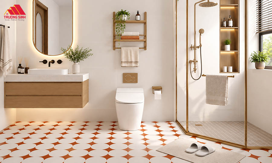 Mẫu gạch lát nền họa tiết độc đáo