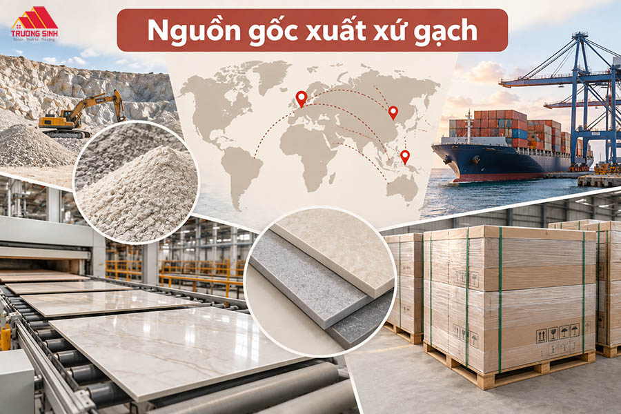Gạch nhập khẩu thường có giá cao hơn